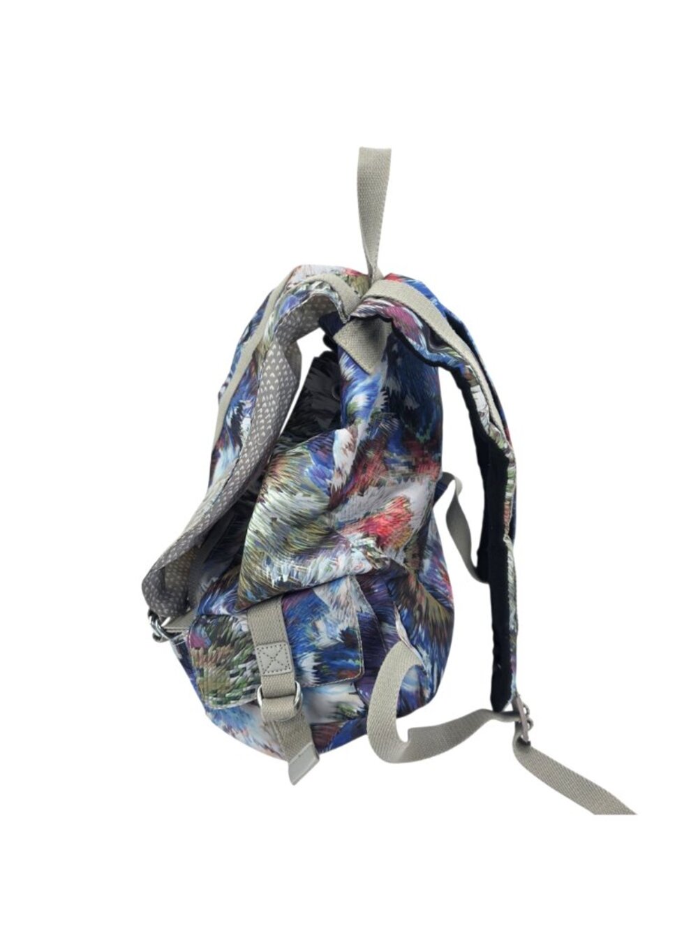 Kipling Joetsu Backpack Multicolor Abstract Pattern Multi Pocket - Picture 3 of 11